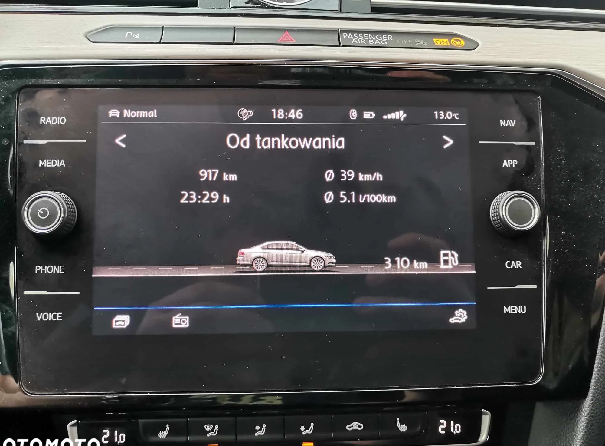 Volkswagen Passat cena 78500 przebieg: 219225, rok produkcji 2017 z Złocieniec małe 277